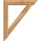 Ekena Millwork Traditional Traditional Rough Sawn Bracket w/ Offset Brace, Western Red Cedar, 6"W x 30"D x 36"H BKT0604X30X36TRA01RWR - alternate 3